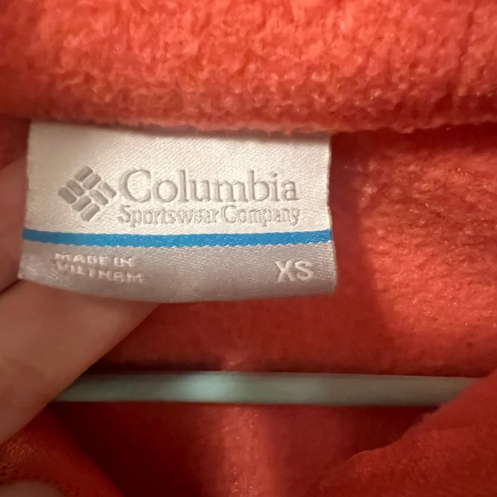 Columbia fleece zip up sweater xsmall - Picture 3 of 5